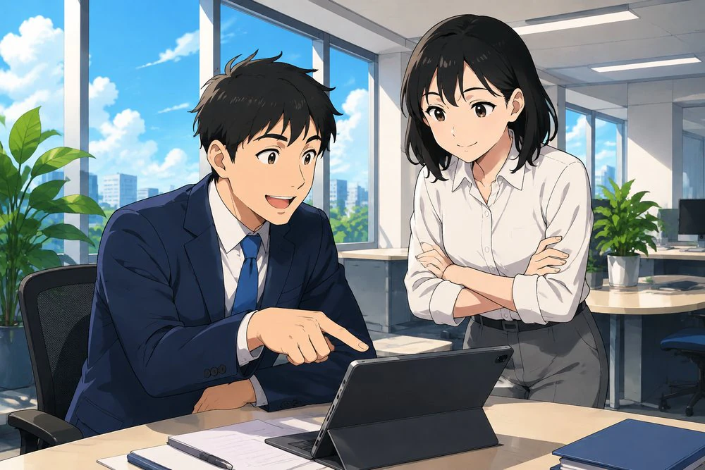 アニメ（セル画）スタイルのカラー見本
